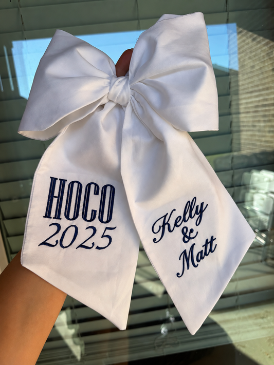 Prom & Homecoming Bouquet Bow Sash
